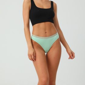 Fishwire Minggen high split transparent belt invisible Briefs